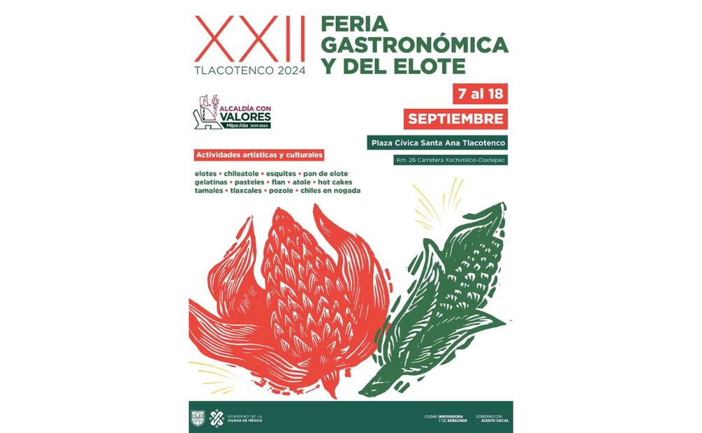 ¿Dónde se realiza la Feria Gastronómica y del Elote 2024? (Foto: Captura de pantalla)