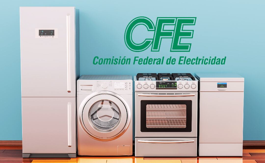 ¿Cómo sacar electrodomésticos por CFE? (Foto: DeDinero)