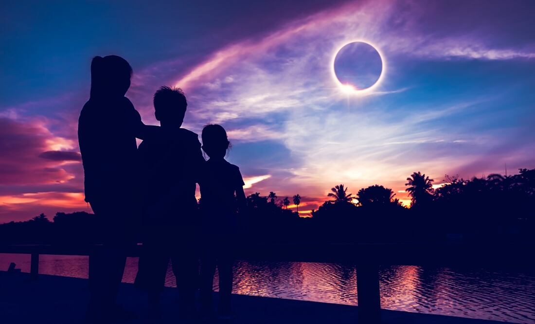 Eclipse anular de Sol 2024 en México. (Foto: DeDinero)
