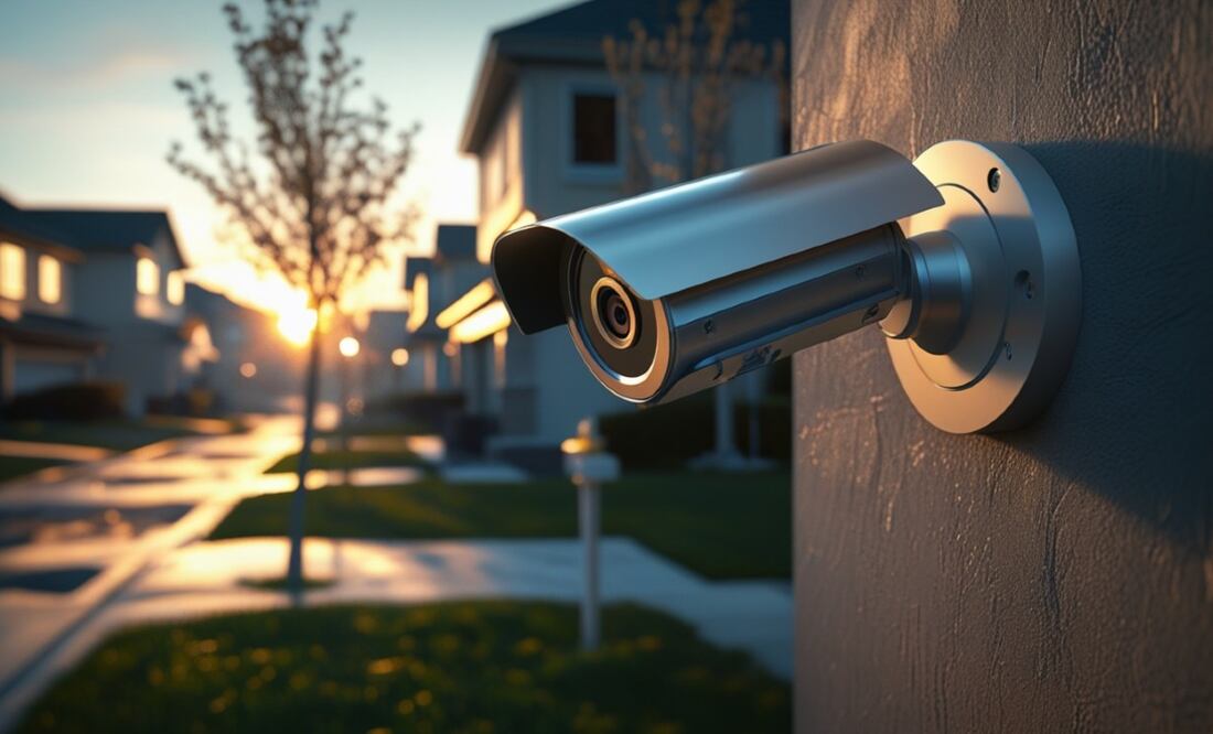 Cámaras de vigilancia en casa: Lugares prohibidos, multas y cómo cumplir la ley en México. (Foto: Creada con IA)