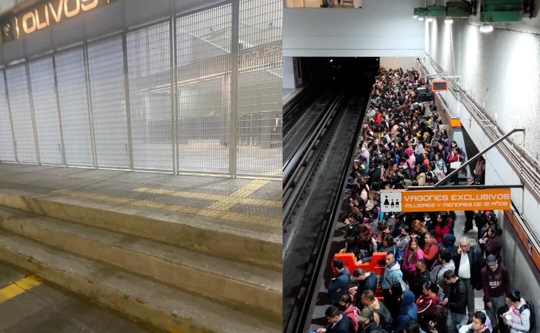 Algunas personas tuvieron que ser desalojadas de los vagones en los que viajaban. (Foto: Redes sociales)