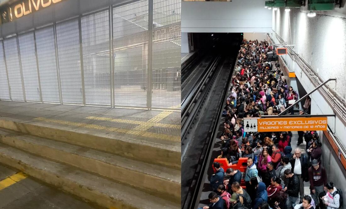 Algunas personas tuvieron que ser desalojadas de los vagones en los que viajaban. (Foto: Redes sociales)