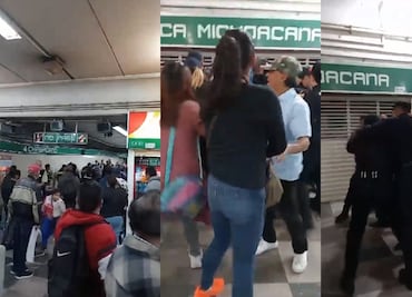 Vendedores ambulantes exigen derechos y pelean vs policías en Metro Chabacano de CDMX