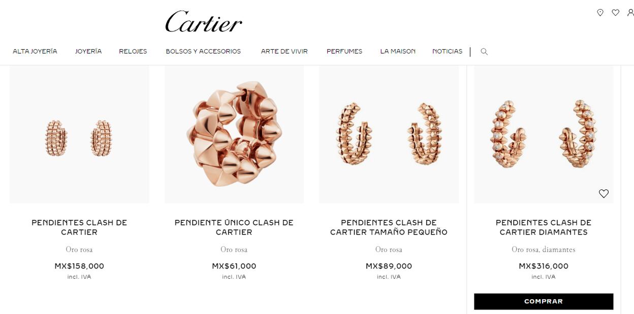 Joyas en Costco y en Cartier, tras caso viral de aretes en 500 pesos. (Foto: Redes sociales)