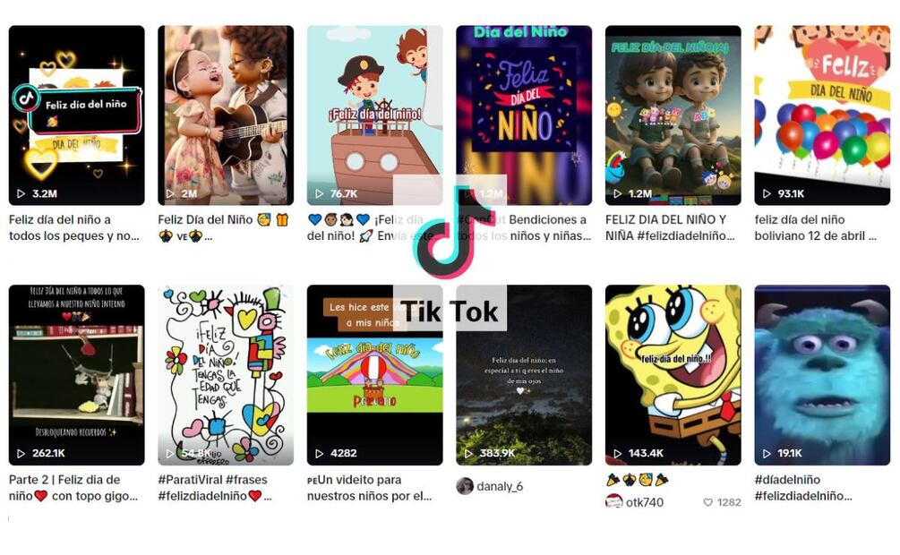 ¿Cómo usar TikTok para hacer videos para el Día de la niña y el niño? (Foto: Captura de pantalla)