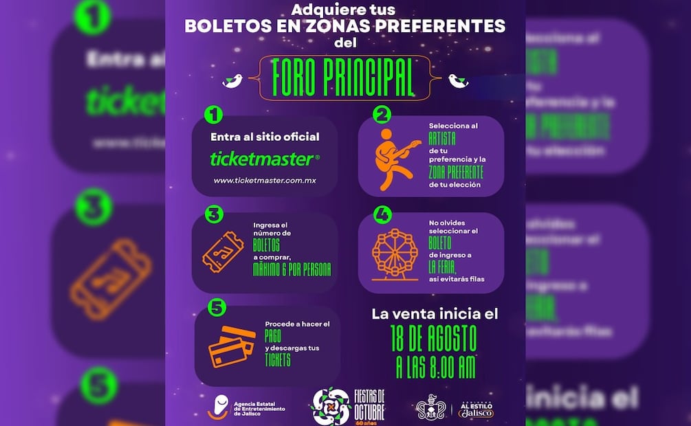 Como comprar boletos para el Foro Principal de las Fiestas de Octubre 2025 (Foto: Captura de pantalla- Facebook Fiestas de Octubre)