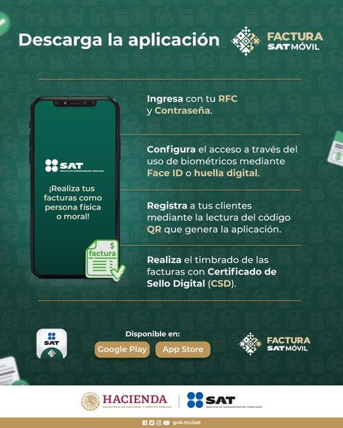 Factura SAT Móvil. (Foto: Redes sociales)