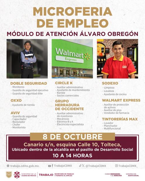 Microferia de Empleo. (Foto: Redes sociales)
