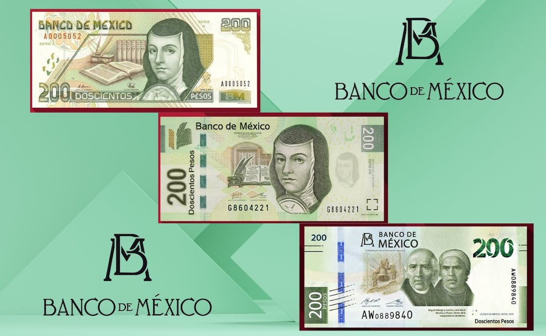 ¿Cuáles son las características del nuevo billete de 200 pesos? (Foto: DeDinero)