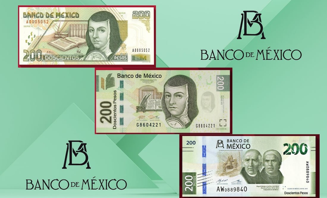 ¿Cuáles son las características del nuevo billete de 200 pesos? (Foto: DeDinero)