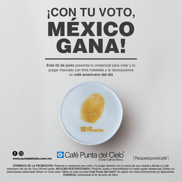 Promoción con motivo al 2 de junio. (Foto: Redes sociales).