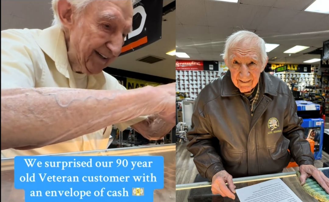 Historia viral: joven recauda millones para veterano de 91 años en TikTok y GoFundMe. (Foto: Captura de pantalla)