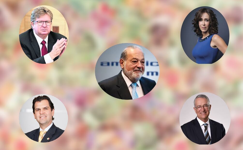 Las 5 personas más ricas de México. (Foto: DeDinero)