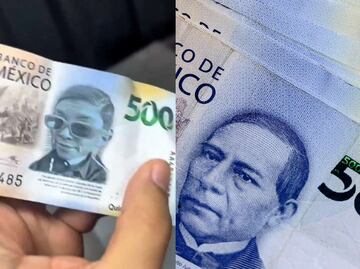 Nueva estafa con billetes de 500 pesos: Comerciante confunde rostro de Benito con el de tiktoker