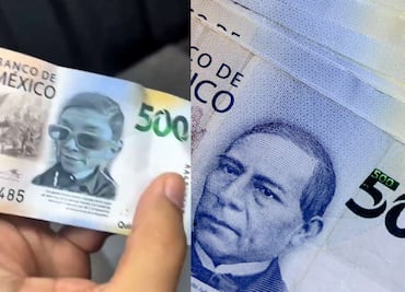 Nueva estafa con billetes de 500 pesos: Comerciante confunde rostro de Benito con el de tiktoker