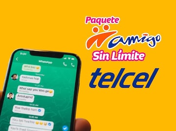 El paquete más completo de Telcel Amigo Sin Límite: Lo pagas una vez al año y te da el Internet más rápido