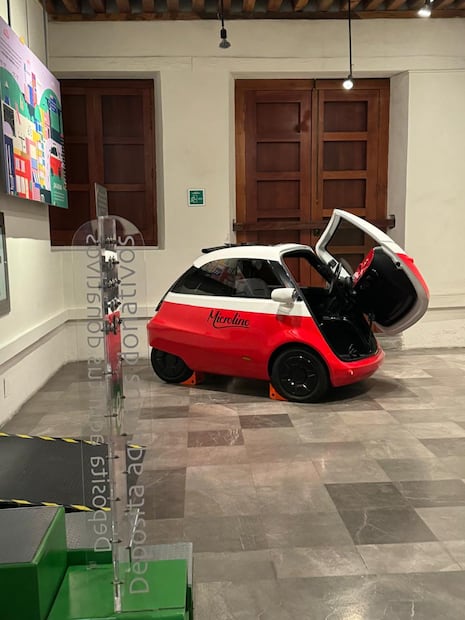 Auto eléctrico Microlino. (Foto: Daniel Fitta)