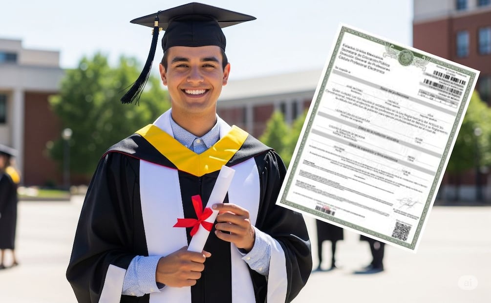 ¿Cómo sacar la cédula profesional en 2025? (Foto: Creadacon IA)