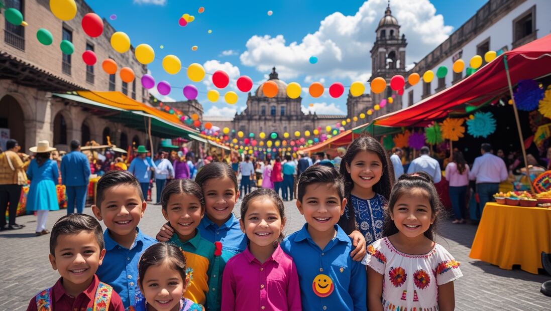 Zócalito de las Infancias 2025 (Foto: IA)