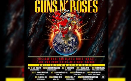 Guns N’ Roses en CDMX: Precio de los boletos para su concierto en el Estadio GNP Seguros