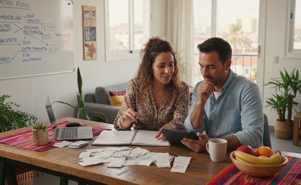 ¿Problemas por dinero en pareja? Descubre el método más justo para dividir gastos sin terminar peleando. (Foto: Creada con IA)