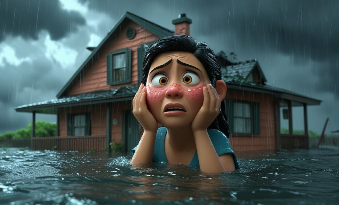 ¿Perdiste bienes por las lluvias? Así puedes solicitar el Crédito para Damnificados del Fonacot. (Foto: Creada con IA)