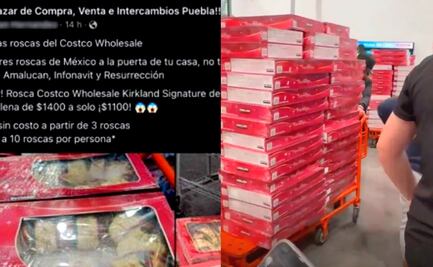 VIDEO: Revendedores compran 'todas' las Roscas de Reyes en Costco y abren debate emprendedor