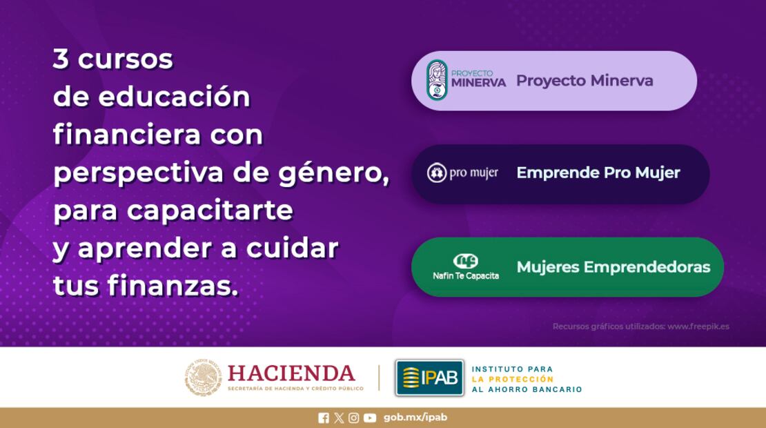 Cursos recomendados por el IPAB. (Foto: Redes sociales)