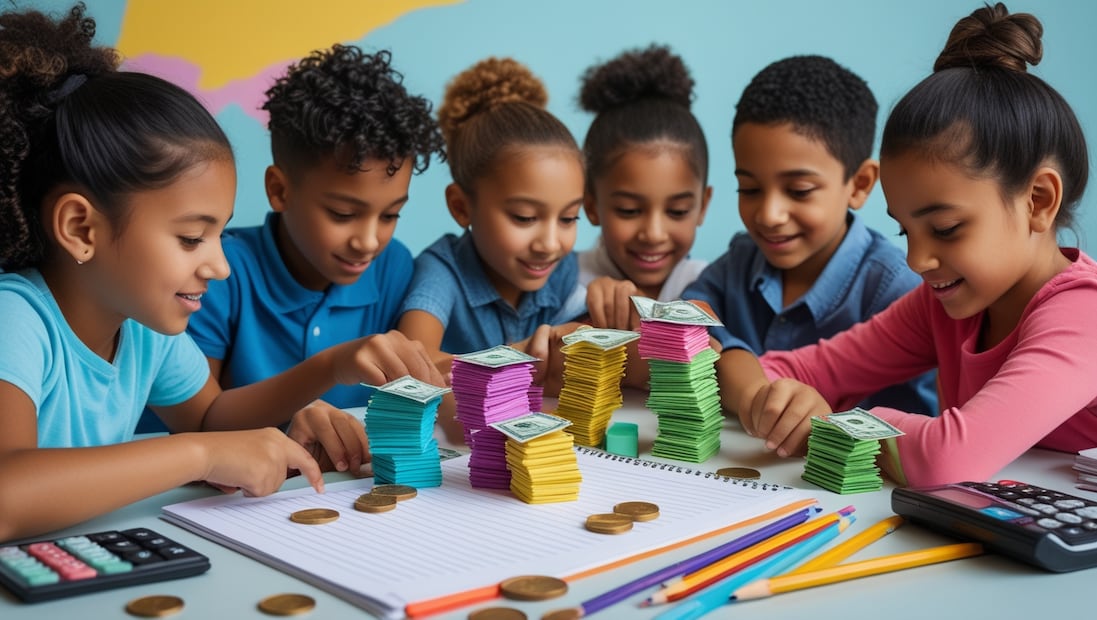 La educación financiera temprana es una inversión en el bienestar y estabilidad futura de los niños (Foto: IA)