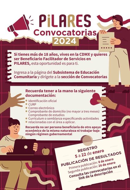 Mediante su cuenta de X el proyecto Pilares dio a conocer la convocatoria para las vacantes laborales. (Foto: Redes sociales)