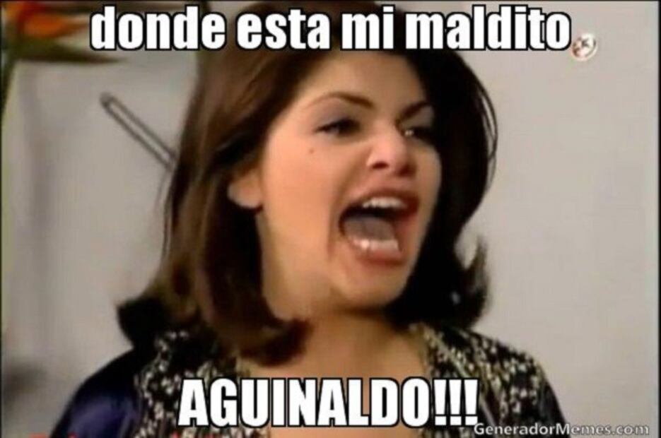 Meme Aguinaldo. (Foto: Redes sociales)