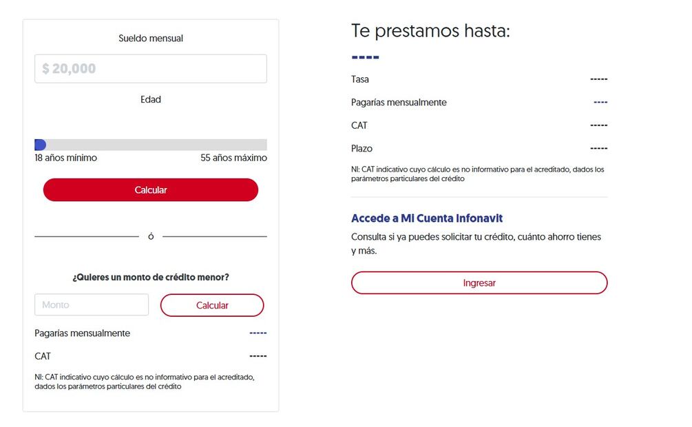 ¿Cómo calculo el monto de mi crédito Infonavit? (Foto: Sitio web Infonavit)