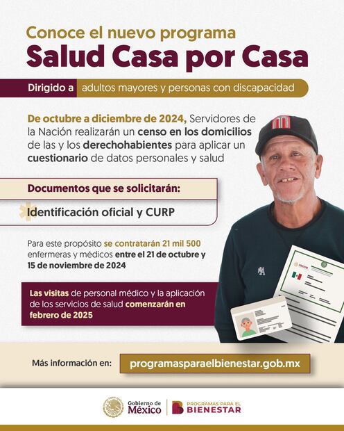 Salud Casa por Casa. (Foto: Redes sociales)