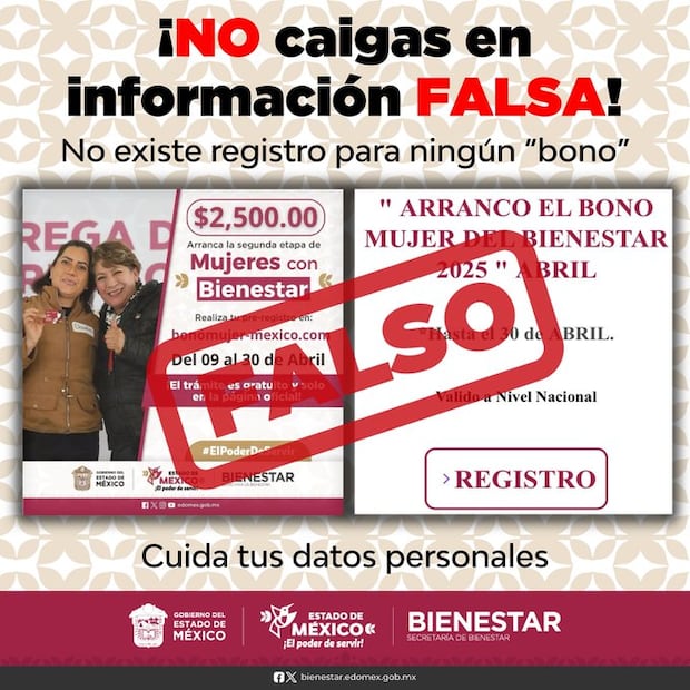 Bono Mujeres Bienestar. (Foto: X de la Secretaría del Bienestar)