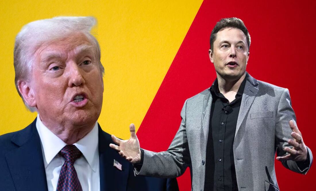 Pelea entre Donald Trump y Elon Musk. (Foto: Archivo El Universal)