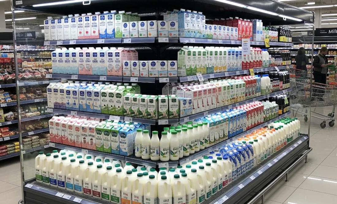 Profeco alerta: esta leche de tiendas 3B no es recomendable en 2025. (Foto: Creada con IA)