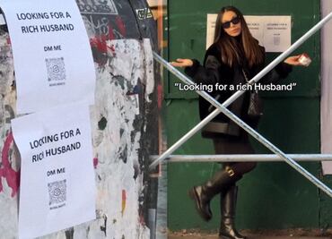 ¿Lo encontrará antes del 14 de febrero? Mujer pone anuncios para hallar "esposo rico" y causa revuelo en TikTok