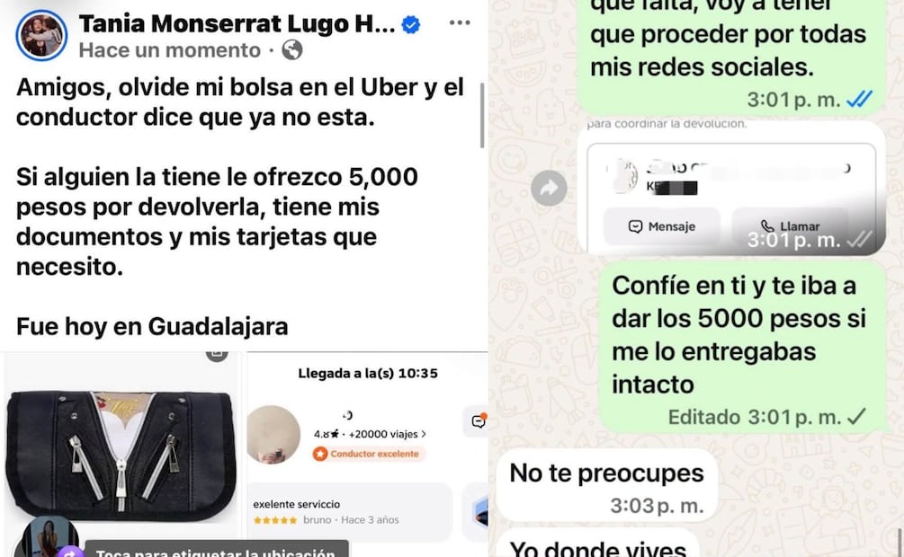Denunció robo de $15,000 en un viaje de DiDi: guía para levantar un reporte por cosas olvidadas. (Foto: captura de pantalla)