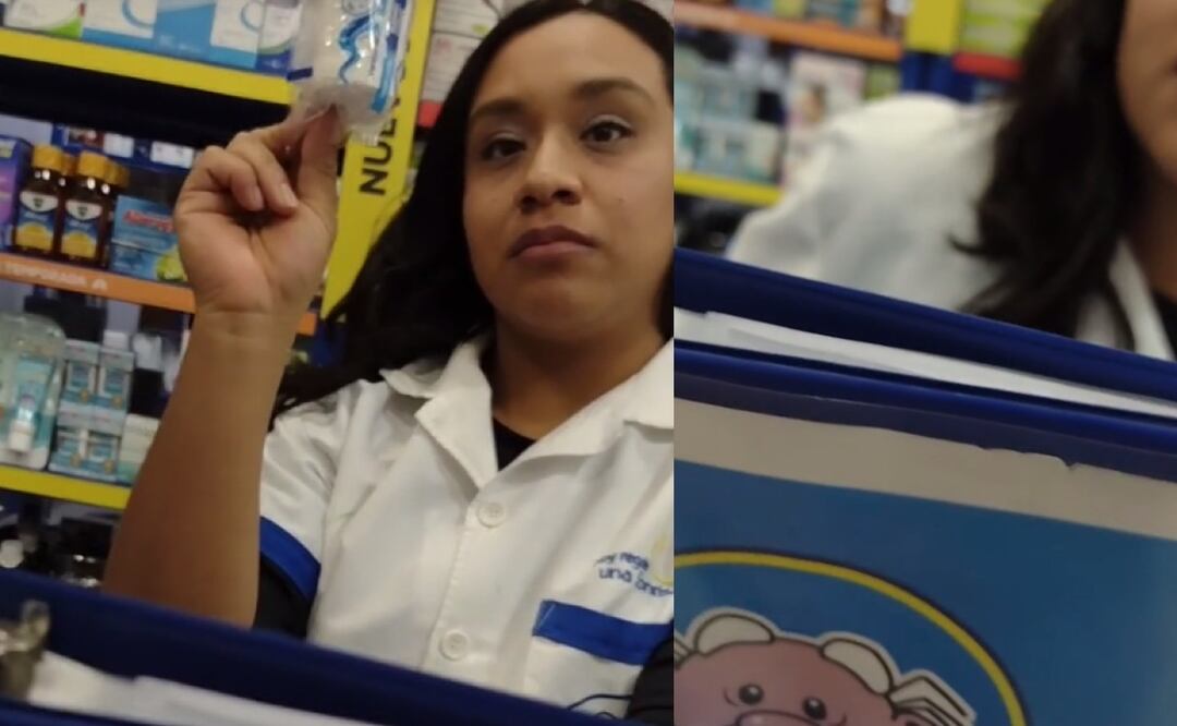 Reacción de empleada de Similares es aplaudida en TikTok. (Foto: Capturas de pantalla)