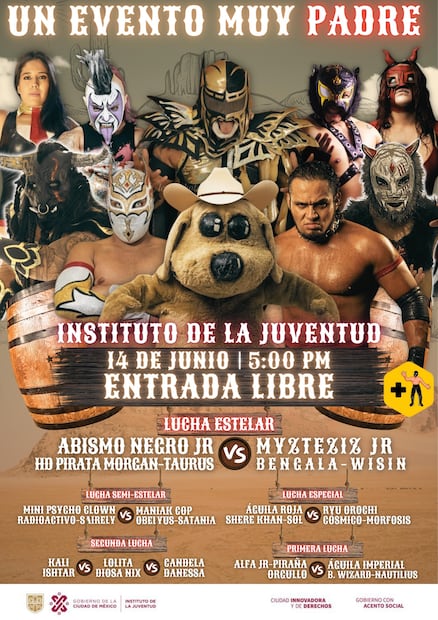 Función de lucha libre gratuita. (Foto: Redes sociales)
