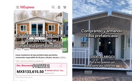 Joven mexicana compra una casa prefabricada en AliExpress por 133 mil pesos y revela cuánto gastó realmente con envío e instalación