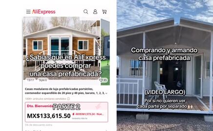 Joven mexicana compra una casa prefabricada en AliExpress por 133 mil pesos y revela cuánto gastó realmente con envío e instalación