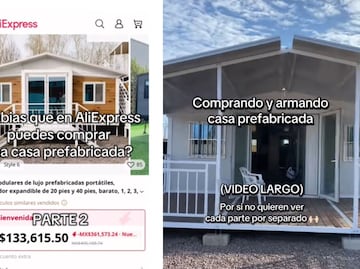 Joven mexicana compra una casa prefabricada en AliExpress por 133 mil pesos y revela cuánto gastó realmente con envío e instalación