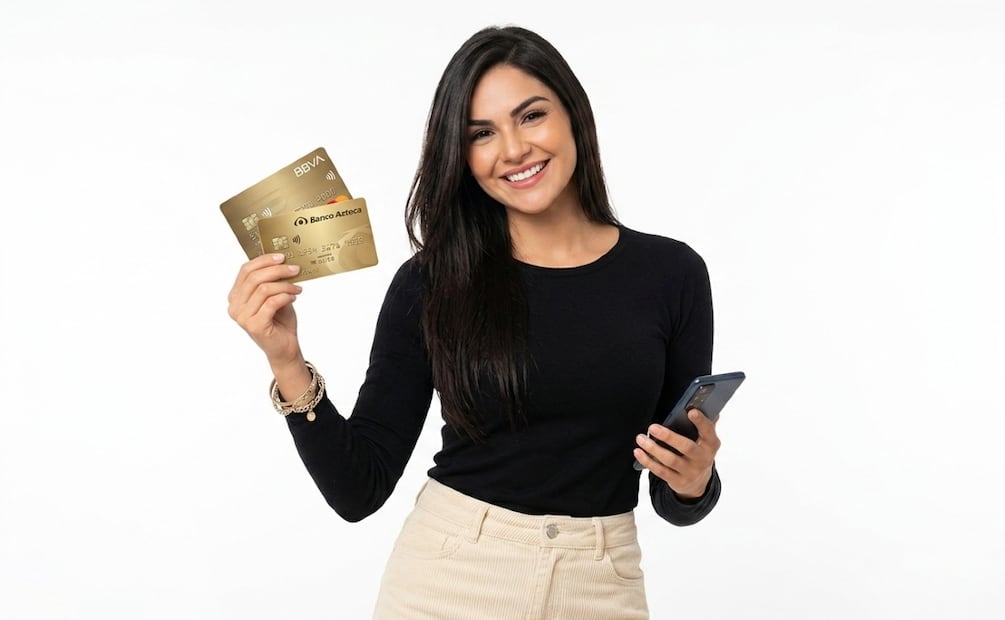 BBVA o Banco Azteca: Descubre qué tarjeta Oro te cobra menos intereses y da mejores recompensas. (Foto: Creada con IA /captura de pantalla)