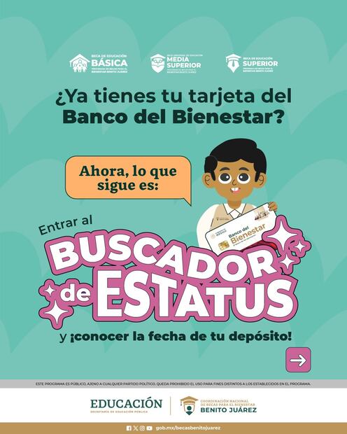 Buscador de estatus Beca Benito Juárez. (Foto: Redes sociales)