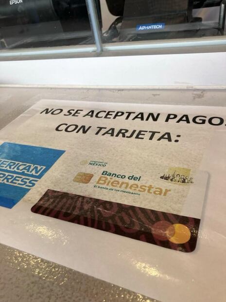 Tarjeta del Bienestar en el Tren Maya. (Foto: Redes sociales)