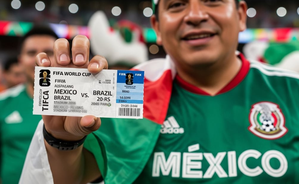 Mundial 2026: lo que debes ganar al mes para pagar un boleto en México. (Foto: Creada con IA)