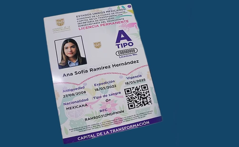 Nueva licencia permanente. (Foto: Captura de pantalla))