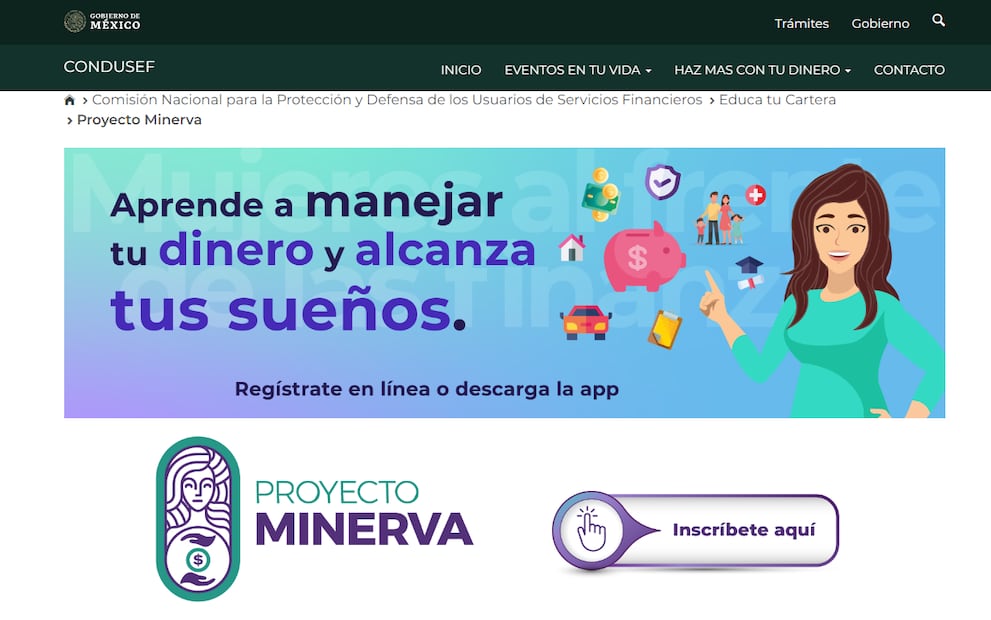 Conoce la herramienta que brinda la Condusef para las mujeres. (Foto: DeDinero)