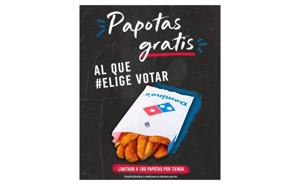 Promoción Domino’s Pizza. (Foto: Captura de pantalla)